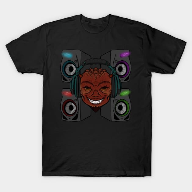 Devil's Deejay (no caption) T-Shirt by RampArt